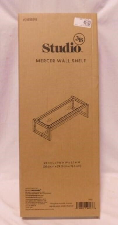 New Studio 3B Mercer wall shelf in box,
