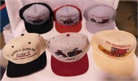 7 Case IH farmer snap back trucker ball cap hats &