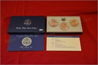 (3) 1983 U.S. Comm. Silver Dollars