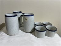 Louisille Stoneware Pottery Mugs & Cups