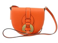 CHLOE Orange Leather Designer Shoulder Bag