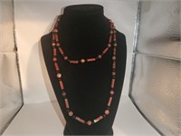 Stone bead necklace