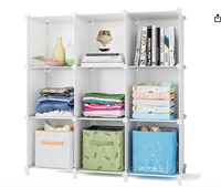 FUNLAX Closet Organizers and Storage, 9 Cube