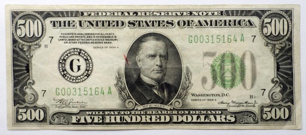 June 19, 2024 -  U S CURRENCY / OBSOLETE NOTES