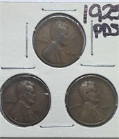 1925PDS  Lincoln Cents