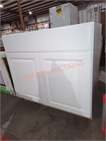 36"W×24"D×34.5"H White Base Cabinet