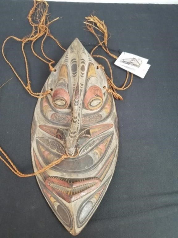 17x 7 in dream mask from tambanum Village tribe