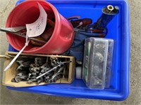 Assorted Drill Bits, Air Hammer, & More