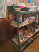 Shelf Unit, Storage Containers