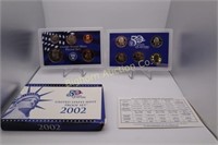 2002 US Mint Proof Coin Set 10 Coins in Lot