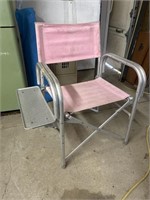 Comfy Aluminum Folding Captains Chair with drink