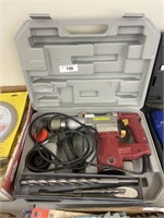 CHICAGO ROTARY HAMMER DRILL + BITS+CASE