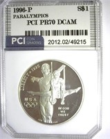 1996-P S$1 Paralympics PCI PR-70 DCAM