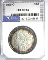 1895-O Morgan PCI MS-61 LISTS FOR $18000