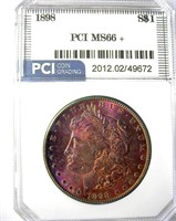 1898 Morgan PCI MS-66+ Gorgeous Color