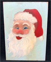 Santa Claus Acrylic On Board