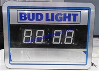 Bud Light Digital Clock (20x15)