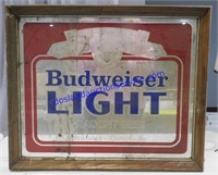 Budweiser Light Mirror (22x18)