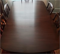 Henkel Harris Solid Mahogany Banquet Table