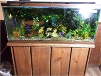 Aquarium w/ Wood Stand