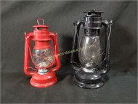 2 Camping Lanterns - Electric & Kerosene