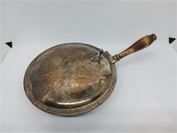 Primrose Plate EP Copper Round Lid Butter Pan W/Th