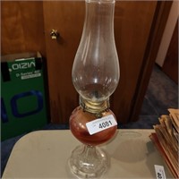 Vintage P&A Clear Kerosene Lamp