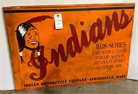 "Indians" "Indian Motorcycle" Sign