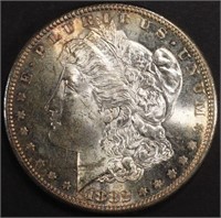1882-S MORGAN DOLLAR CH BU TONED