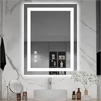 Shuafa Led Mirror For Bathroom, 24x32 Inch