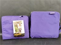Baggallini Purple Zip Out Shopping Totes