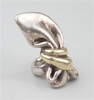 Sterling Silver Bat-Ami Electroform Ring.