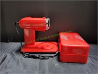 I.S. Appliances Red Stand Mixer in Storage Box