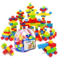 130 Pcs Building Toys for Toddlers  First Builders