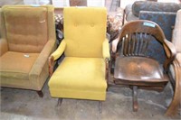 Yellow Goose Neck Rocker