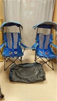 Lawn chairs w/ canopy & full size air mattress