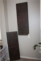 PAIR OF LARGE WALL DECOR PIECES