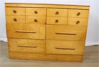6 DRAWER CHEST W SEWING MATERIALS & CONTENTS