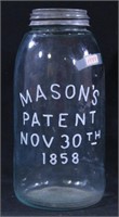 Mason's Patent 1858 1/2 Gal Jar #5