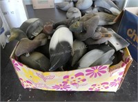 Box of rubber duck decoys