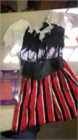Woman’s pirate costume& lady of the dark costume