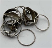 17.11gr silver rings