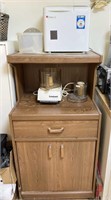 Microwave Stand w/ Bread Maker & More