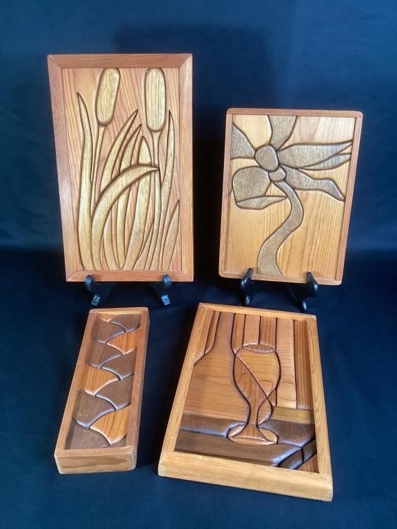 Hand Crafted Wall Wood Carvings