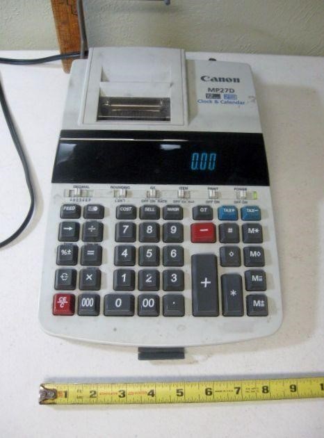 Canon MP27D Clock & Calculator - Works