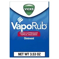 Vicks VapoRub Topical Cough Chest Rub & Analgesic