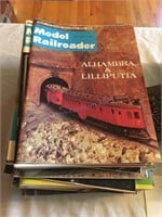 Vintage railroad magazines and miscellaneous
