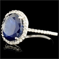 14K Gold Tanzanite & Diam Ring: 2.12ct & 0.48ctw