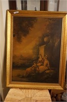 Framed Picture of a Victorian Scene