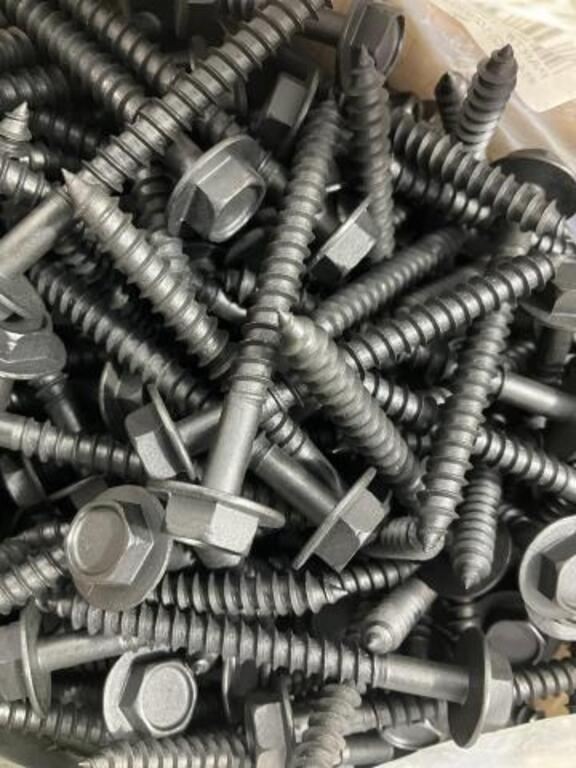 Box of #14-10 x 2 1/2 Hex washer Head Screws